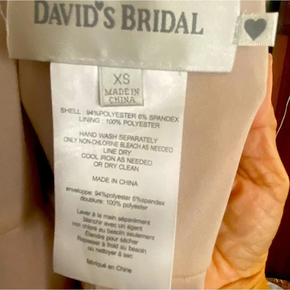 David’s bridal gold sequin formal dress. EUC Worn once.  XS. - Picture 5 of 10